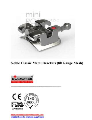 metal d marck brackets|orthopaedic brackets.